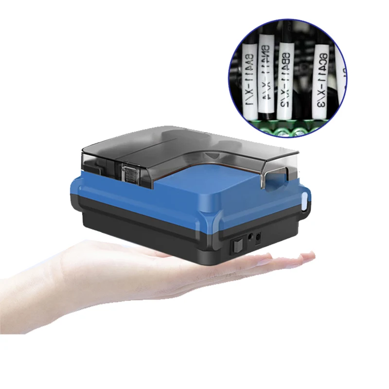 Маркировочная машина для термоусадочных трубок, маленький Bluetooth-принтер для кодирования проводов
Маркировочная машина для термоусадочных трубок, маленький Bluetooth-принтер для кодирования проводов