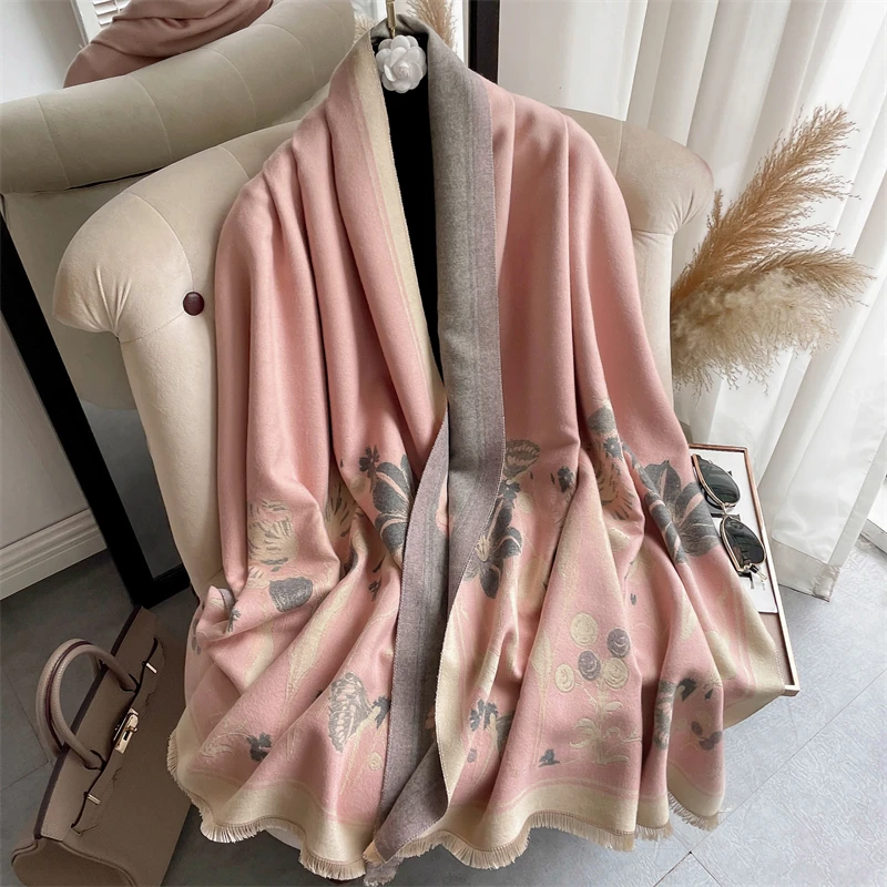 2022 Winter Cashmere Scarf Women Thick Warm Pashmina Lady Floral Fashion Shawls Wraps Blanket High Quality Stoles Bufanda
2022 Winter Cashmere Scarf Women Thick Warm Pashmina Lady Floral Fashion Shawls Wraps Blanket High Quality Stoles Bufanda