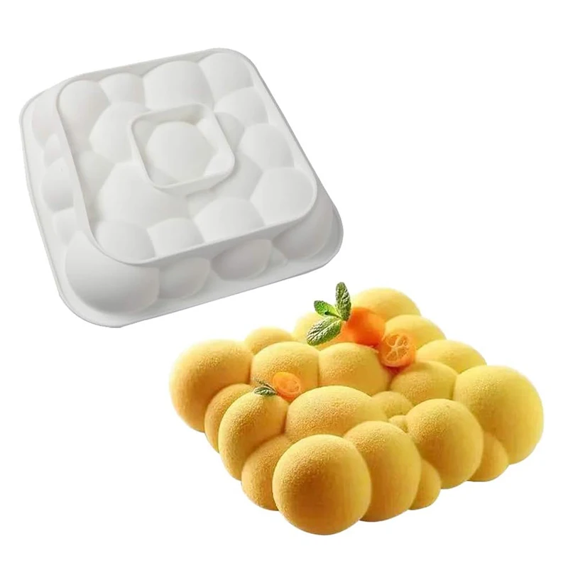 3D Cloud Silicone Baking Mold For Mousse Cake Bubble French Dessert Pastry Tools DIY Chocolate Bread Pan Ice Cream Mould Kitchen
3D Cloud Silicone Baking Mold For Mousse Cake Bubble French Dessert Pastry Tools DIY Chocolate Bread Pan Ice Cream Mould Kitchen