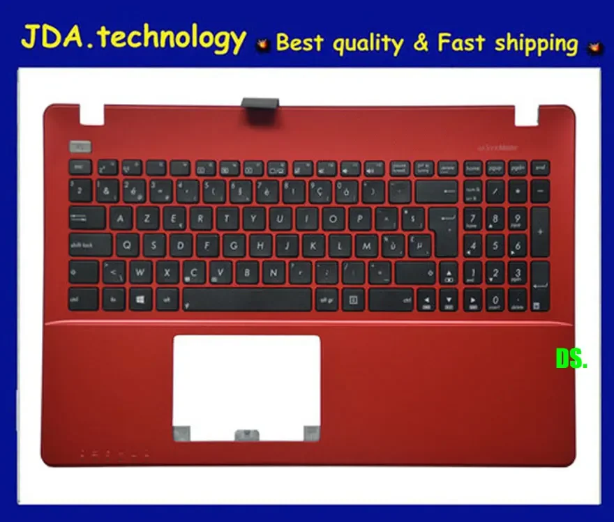 

New/Orig Palmrest top case for Asus X550 K550V X550C X552E A550L Y581C F550J R510J Eur keyboard Upper Cover,Red