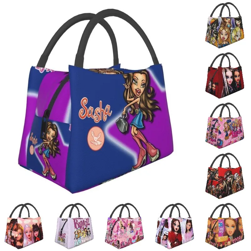 Bratz Rock Angelz Thermal Insulated Lunch Bag Women Anime TV Movies Resuable Lunch Container Work Travel Storage Meal Food Box
Bratz Rock Angelz Thermal Insulated Lunch Bag Women Anime TV Movies Resuable Lunch Container Work Travel Storage Meal Food Box