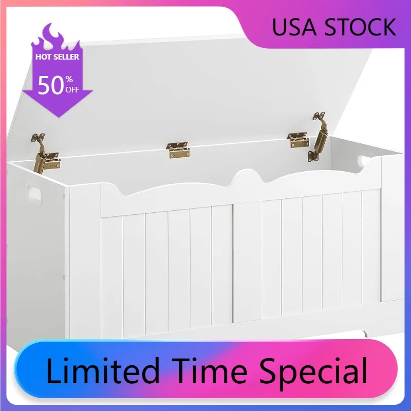 Wooden Storage Organizer, Shoe Bench for Entryway Storage Trunk with 2 Safety Hinges, 39.4" Lift-Top Storage Bench
Wooden Storage Organizer, Shoe Bench for Entryway Storage Trunk with 2 Safety Hinges, 39.4" Lift-Top Storage Bench