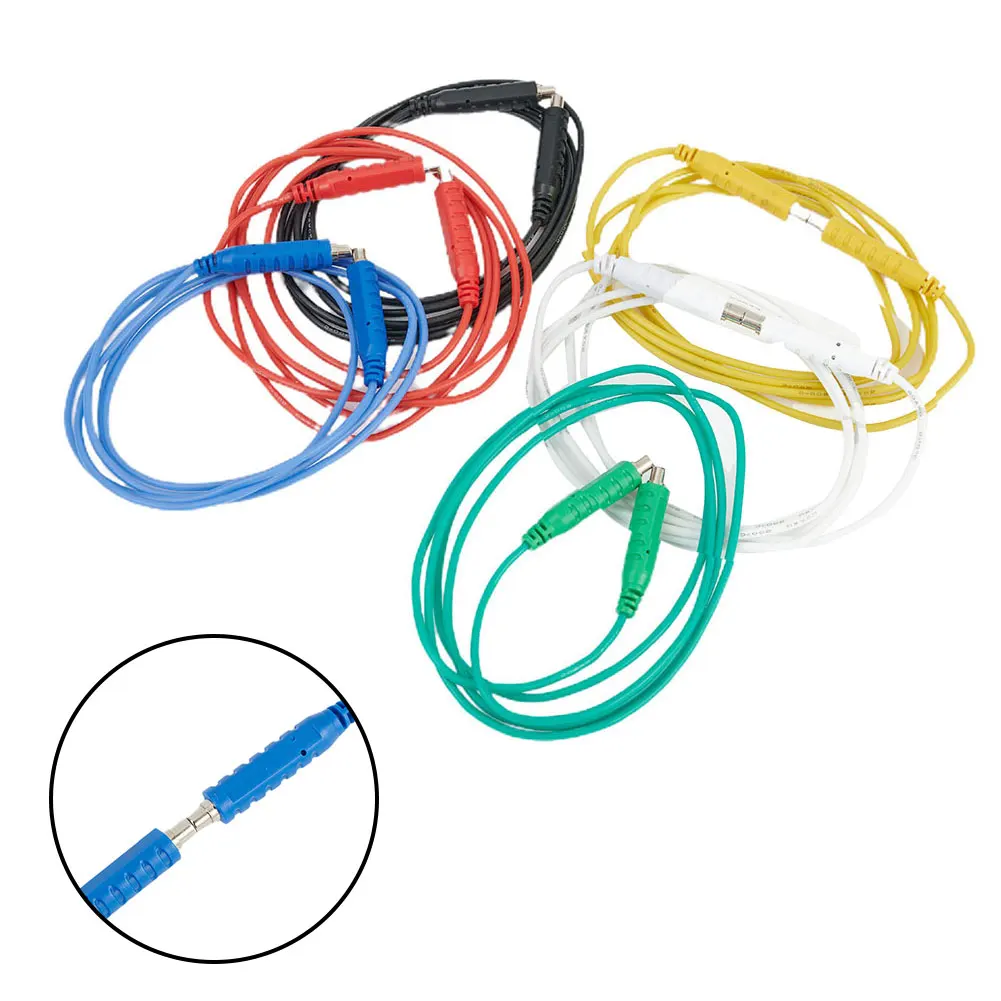 6PCS Magnetic Test Leads with Tiny But Powerful Permanent Magnet Connection 30VAC 5A 33ft in Red Black Yellow Green Blue White
6PCS Magnetic Test Leads with Tiny But Powerful Permanent Magnet Connection 30VAC 5A 33ft in Red Black Yellow Green Blue White