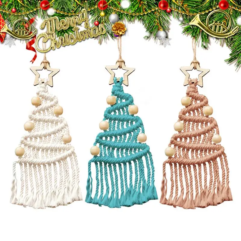 

Macrame Trees Hands-On Macrame Tree DIY Kit For Christmas Atmosphere Arts And Crafts For Living Room Hallway Bedroom Children's