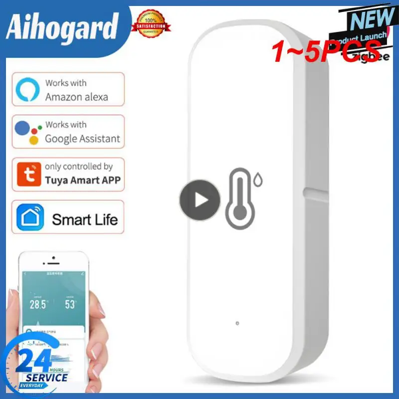 1~5PCS Tuya WiFi Temperature And Humidity Detector Independent Electronic Thermometer Sensor Smart Home Indoor Alexa
1~5PCS Tuya WiFi Temperature And Humidity Detector Independent Electronic Thermometer Sensor Smart Home Indoor Alexa