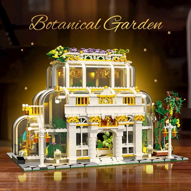 

Creative Expert Modular Buildings Moc 9044 Neoclassical Botanical Garden Model 2231pcs Building Blocks Brick Toys For Kids Gift