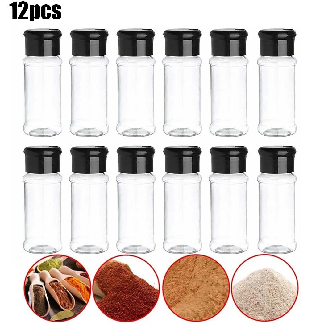 12pc 100ml Condiment Bottles Kitchen Tool Seasoning Spice Pepper Salt Storage Bottle Container Kitchen Gadget Tools Set
12pc 100ml Condiment Bottles Kitchen Tool Seasoning Spice Pepper Salt Storage Bottle Container Kitchen Gadget Tools Set