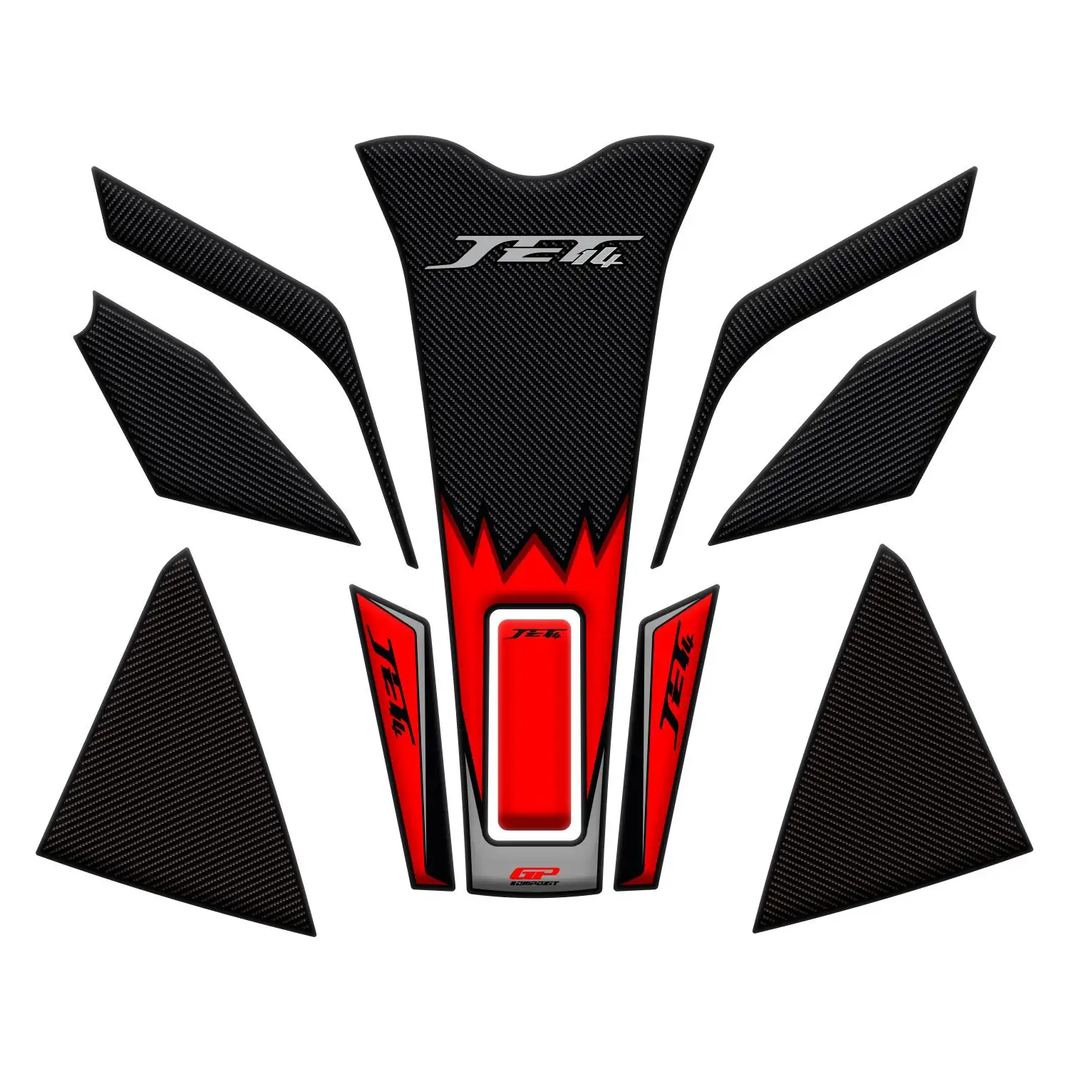 GP Kompozit For Jet 14 2017-2022 Compatible Tank Pad Set Red Sticker Motorcycle Accessory
GP Kompozit For Jet 14 2017-2022 Compatible Tank Pad Set Red Sticker Motorcycle Accessory