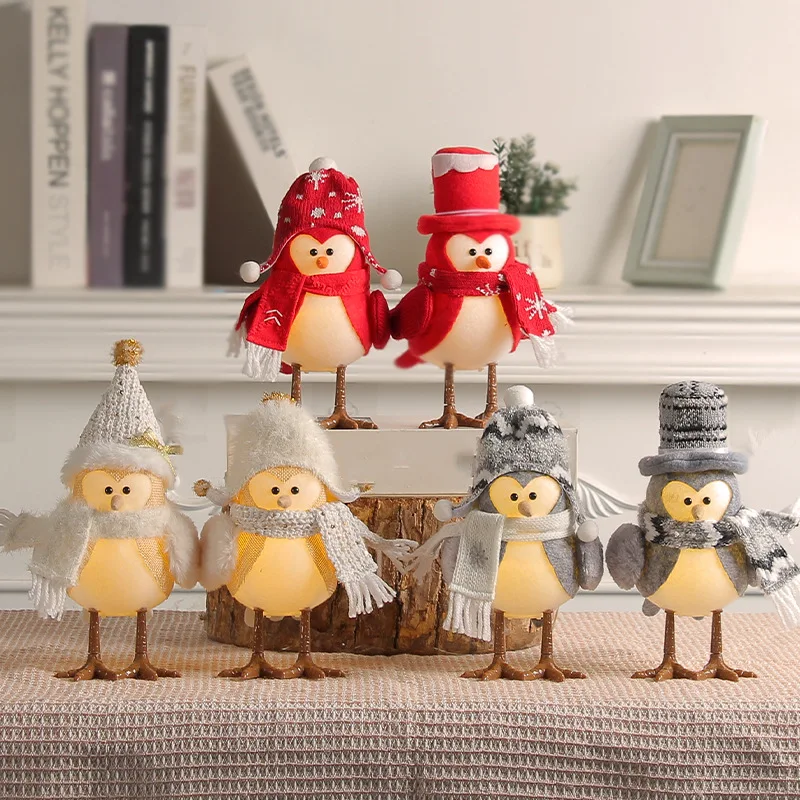 Christmas Luminous Bird Creative Xmas Gifts Children's New Year Gift Small Animal Desktop Decoration Ornament Kids Glowing Toy
Christmas Luminous Bird Creative Xmas Gifts Children's New Year Gift Small Animal Desktop Decoration Ornament Kids Glowing Toy