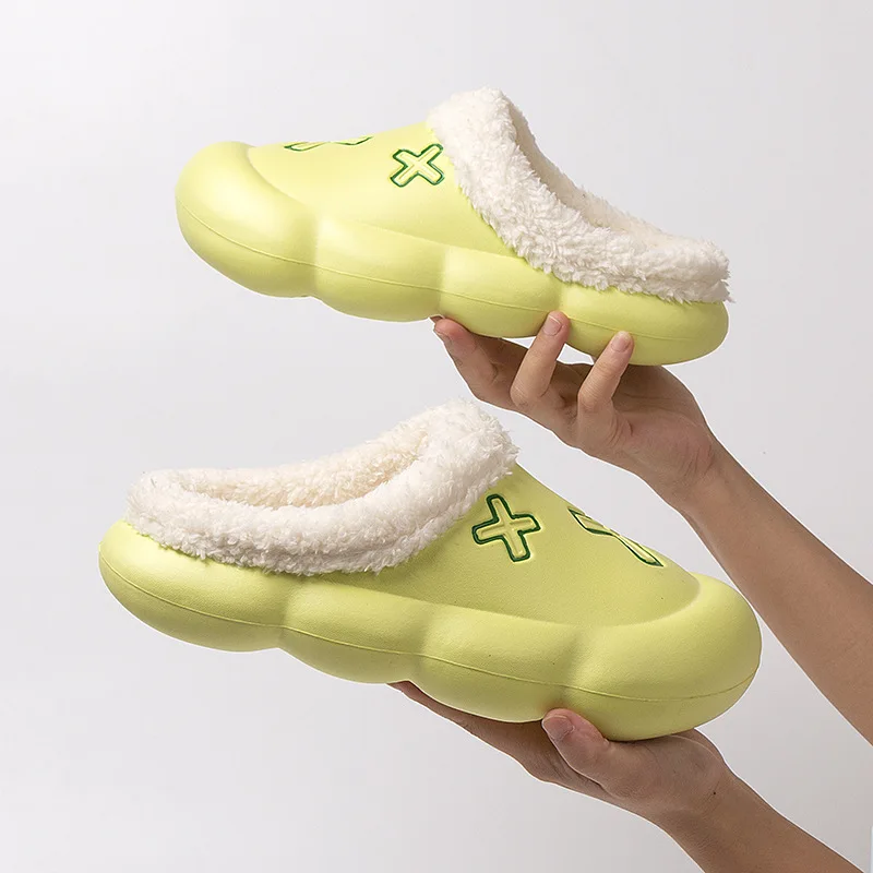 Winter Cotton Slippers Warm Men's Shoes EVA Waterproof Women's Couple Non-slip Plush Indoor and Outdoor Cotton Slippers Graffiti
Winter Cotton Slippers Warm Men's Shoes EVA Waterproof Women's Couple Non-slip Plush Indoor and Outdoor Cotton Slippers Graffiti