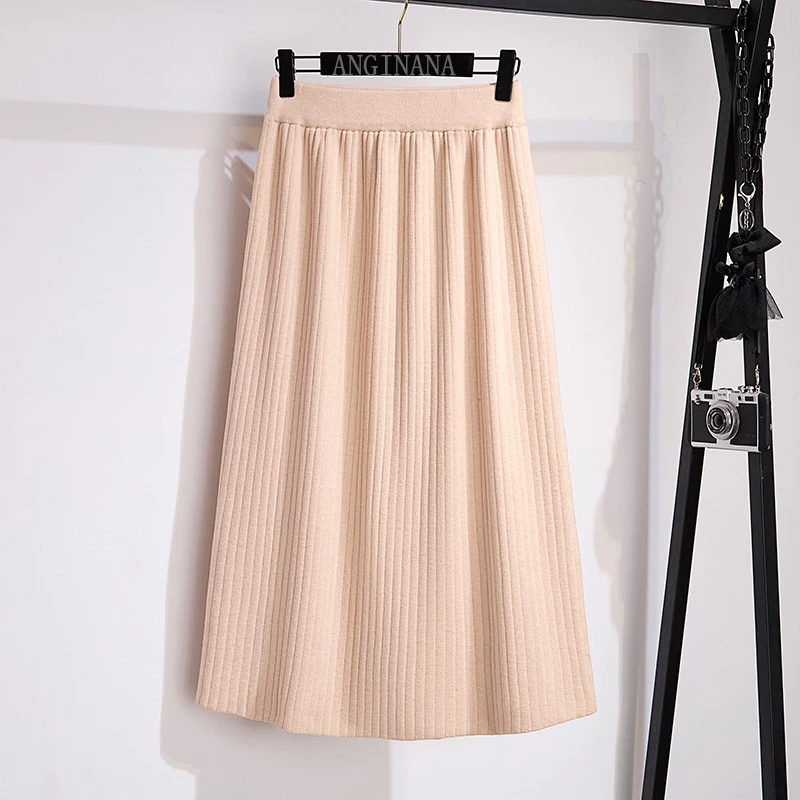 

Spring and summer oversized 10xl 150 kg women's skirt large 4XL 6xl 8xl high waist loose big elastic Bohemian A-line skirt