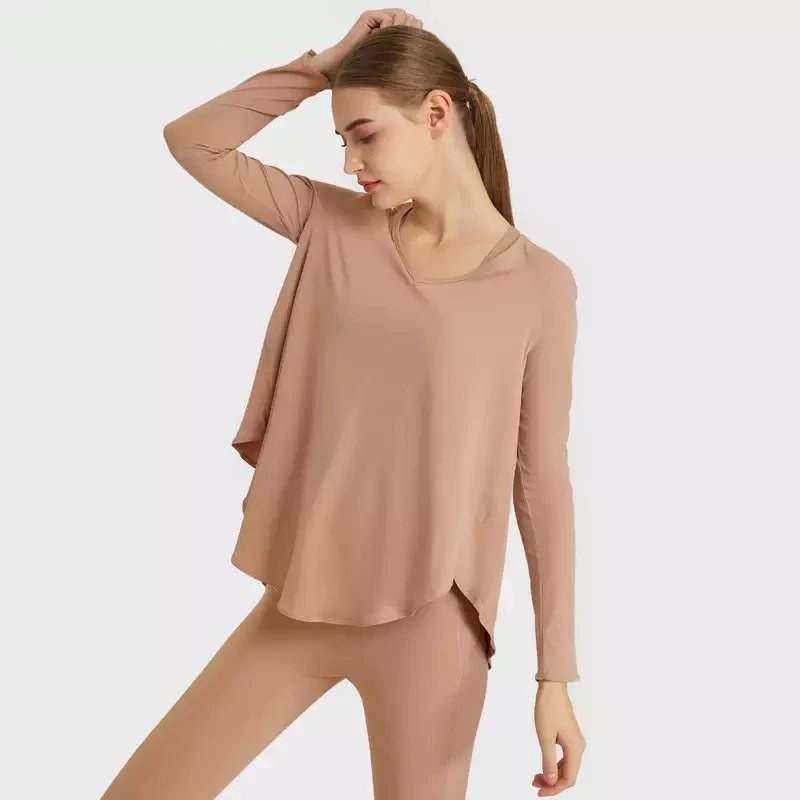 ZenYoga Long Sleeve V Neck Workout Shirts for Women Loose Fit Soft Nylon Fitness Yoga Shirts Casual Fall Tops Shirts XS-XL
ZenYoga Long Sleeve V Neck Workout Shirts for Women Loose Fit Soft Nylon Fitness Yoga Shirts Casual Fall Tops Shirts XS-XL