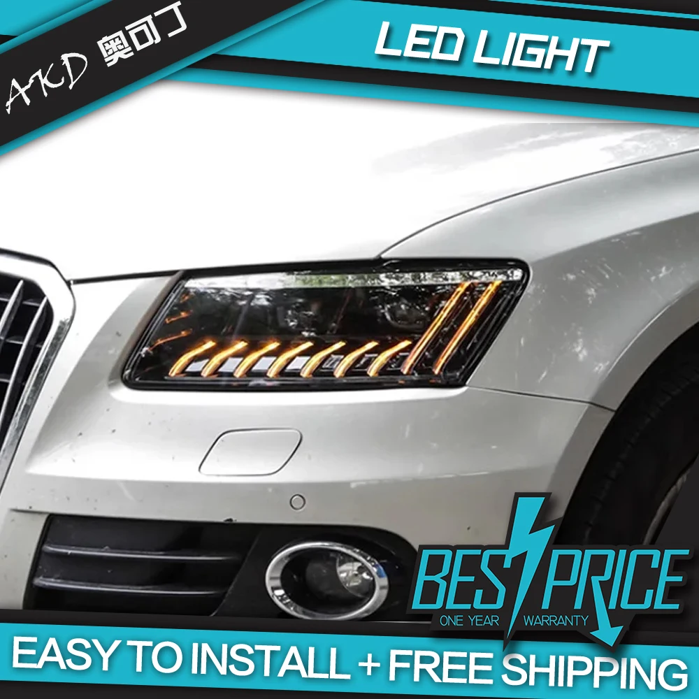 AKD Car Styling for Audi Q5 Headlights 2009-2018 Q5 LED Headlight Projector Lens Siginal DRL Head Lamp Automotive Accessories
AKD Car Styling for Audi Q5 Headlights 2009-2018 Q5 LED Headlight Projector Lens Siginal DRL Head Lamp Automotive Accessories