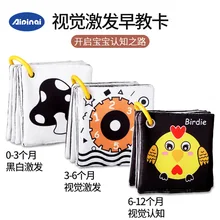 New Early Education Black and White Visual Stimulation Card Baby Graphics Cognitive Card 0-6 Months Interactive Card Cloth Book
New Early Education Black and White Visual Stimulation Card Baby Graphics Cognitive Card 0-6 Months Interactive Card Cloth Book