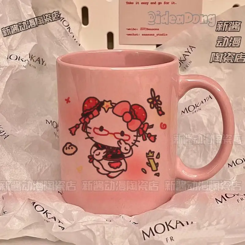 Мультяшная Sanrioed анимация Hello Kittys кружка Ins Женское Сердце Kawaii домашняя керамическая чашка для завтрака праздничные подарки
Мультяшная Sanrioed анимация Hello Kittys кружка Ins Женское Сердце Kawaii домашняя керамическая чашка для завтрака праздничные подарки
