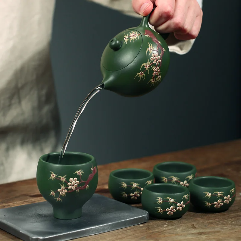 classic tea pot purple clay Xishi teapots beauty kettle Handmade Boutique Teaware Customized 188 ball hole filter 200ml 
classic tea pot purple clay Xishi teapots beauty kettle Handmade Boutique Teaware Customized 188 ball hole filter 200ml