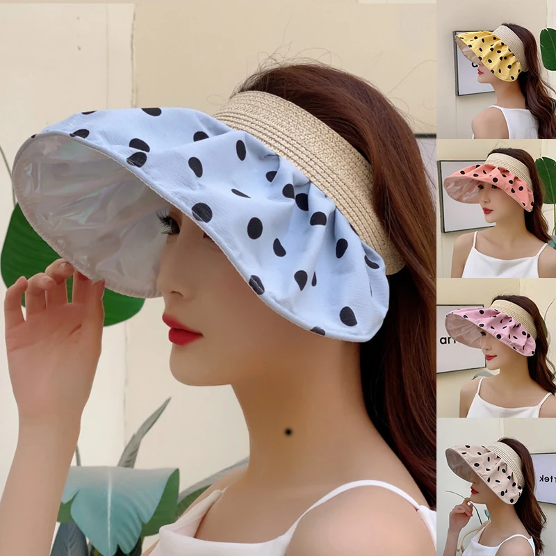 Women Sun Hat Shell Visor Sunshade Hat UV Protection Sun Hats For Women Hollow Top Cap Outdoor Sunscreen Beach Wide Brim Hat
Women Sun Hat Shell Visor Sunshade Hat UV Protection Sun Hats For Women Hollow Top Cap Outdoor Sunscreen Beach Wide Brim Hat