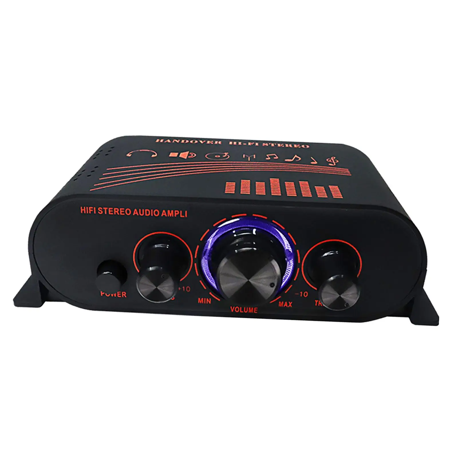 

Mini Digital Audio Power Amplifier Volume Adjustment Powerful Bass Subwoofer Amp HiFi Stereo for Mp3 Motorcycles Cars