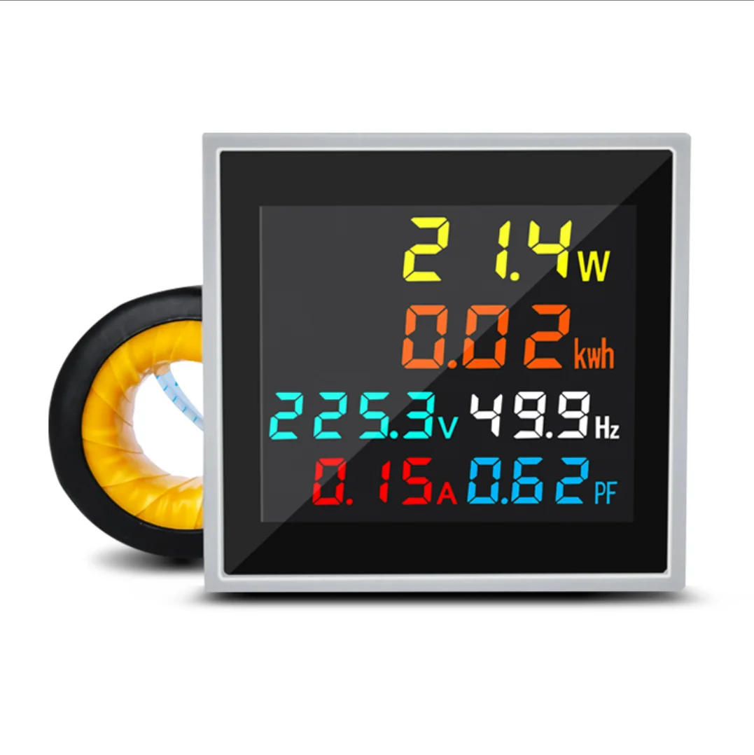 AC watt meter 50-300V Voltmeter Ammeter Power Energy Meter Wattmeter with Reset Function 0-100A smart prepaid electric meters
AC watt meter 50-300V Voltmeter Ammeter Power Energy Meter Wattmeter with Reset Function 0-100A smart prepaid electric meters