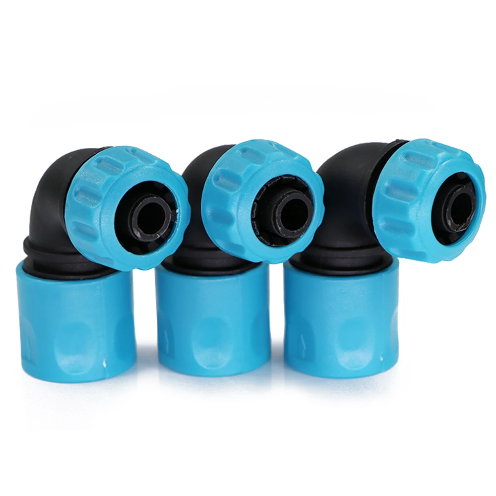 

1/2" Hose Adapter Quick Connector 16mm Garden Irrigation Pipe Coupling Joint Watering Accessories Adapter Extender ABS Plastic