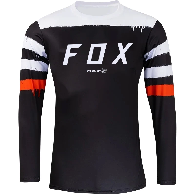 

Men's BAT FOX Downhill Jersey Camiseta Motocross T-shirt Mountain Bike Clothing Quick-Dry Offroad DH Enduro MTB Jersey