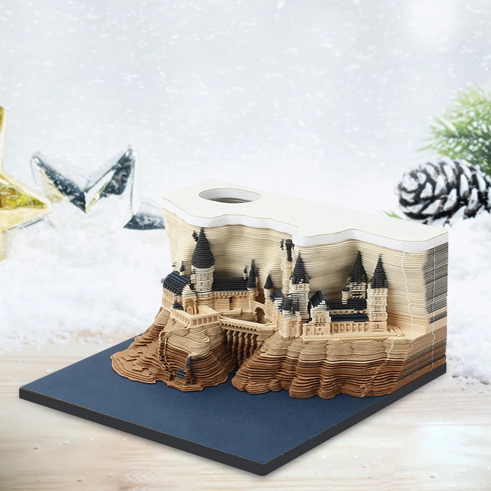 Omoshiroi Block 3D Notepad 2024 Calendar Memo Pad Block Notes 3D Castle Design Desk Calendar Note Paper Stationery Accessories
Omoshiroi Block 3D Notepad 2024 Calendar Memo Pad Block Notes 3D Castle Design Desk Calendar Note Paper Stationery Accessories
