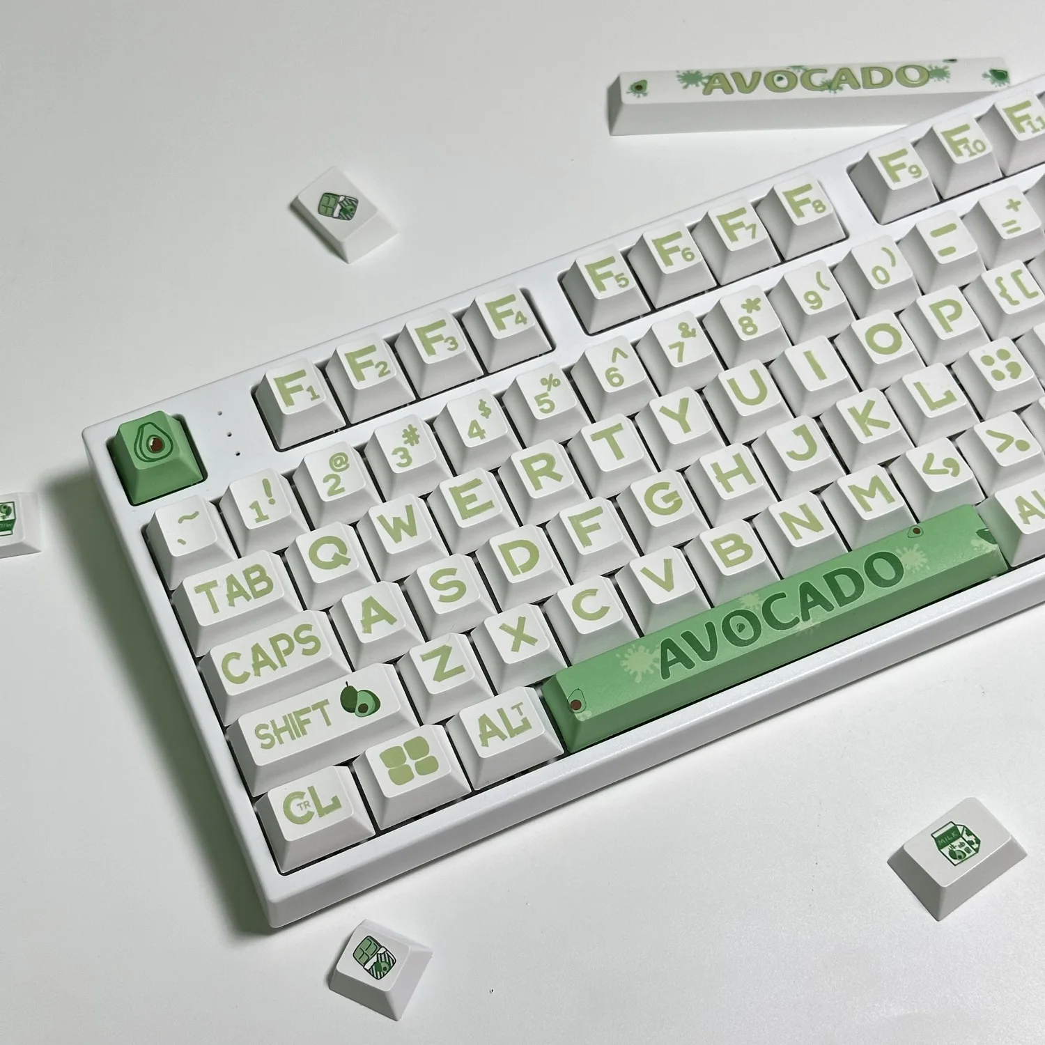 Green Keycaps Large Character Suitable for Mechanical Keyboard Cherry Profile PBT Sublimation Keycaps
Green Keycaps Large Character Suitable for Mechanical Keyboard Cherry Profile PBT Sublimation Keycaps