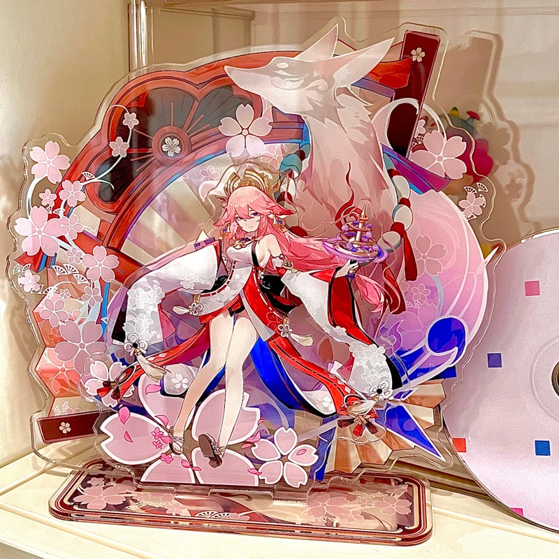 Популярная игра ударная оригинальная вишневая священница Yae Miko 20 см большая акриловая фигурка стоячая Бог наряд стоячая фигурка модель настольные украшения
Популярная игра ударная оригинальная вишневая священница Yae Miko 20 см большая акриловая фигурка стоячая Бог наряд стоячая фигурка модель настольные украшения
