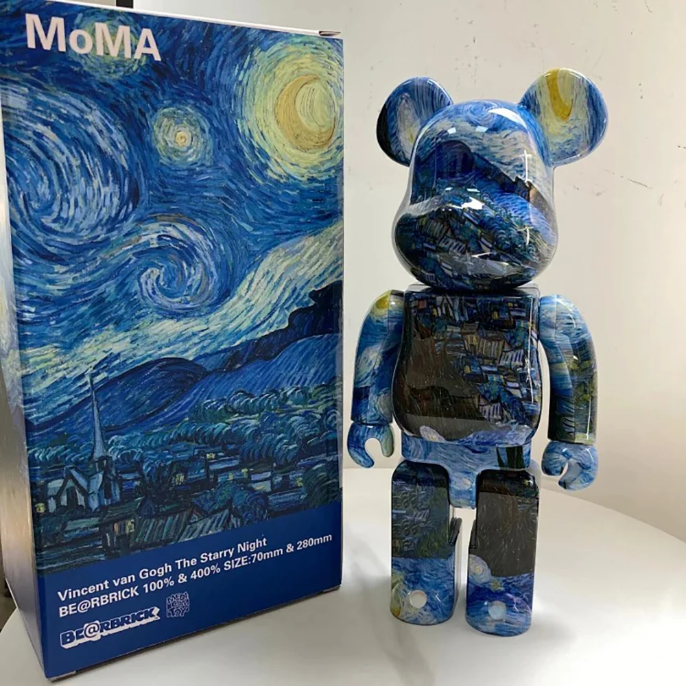 Bearbrick 400% Vincent Van Gogh Star Moon Night Plastic Trendy Toy Doll Be@rbrick 28cm Joint Rotation With Sound
Bearbrick 400% Vincent Van Gogh Star Moon Night Plastic Trendy Toy Doll Be@rbrick 28cm Joint Rotation With Sound