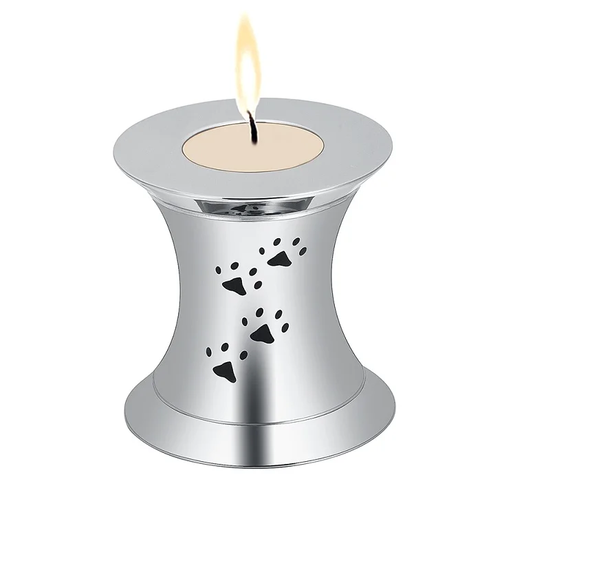 Dog Paw Print Mini Cremation Jewelry For Pet Ashes 316L Stainless Steel Memorial Candle Ashes Locket Keepsake Casket Urns
Dog Paw Print Mini Cremation Jewelry For Pet Ashes 316L Stainless Steel Memorial Candle Ashes Locket Keepsake Casket Urns