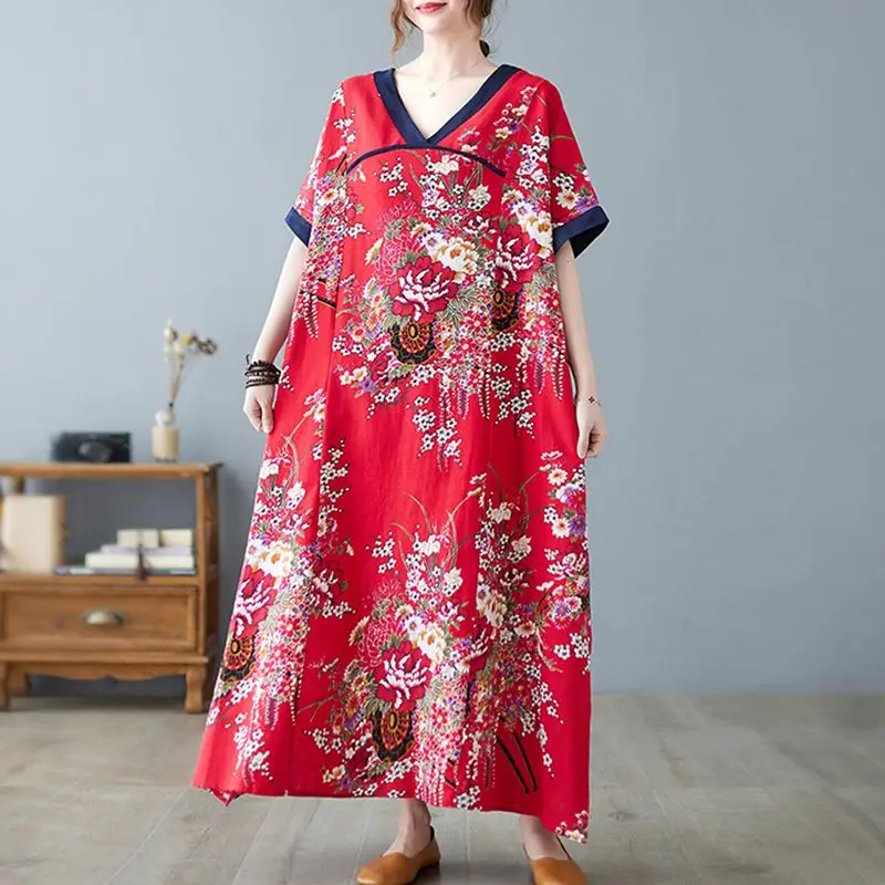 2023 Women's Dress New Pattern Summer Retro Ethnic Style Short Sleeve Loose and Comfortable Printing Free Shipping
2023 Women's Dress New Pattern Summer Retro Ethnic Style Short Sleeve Loose and Comfortable Printing Free Shipping