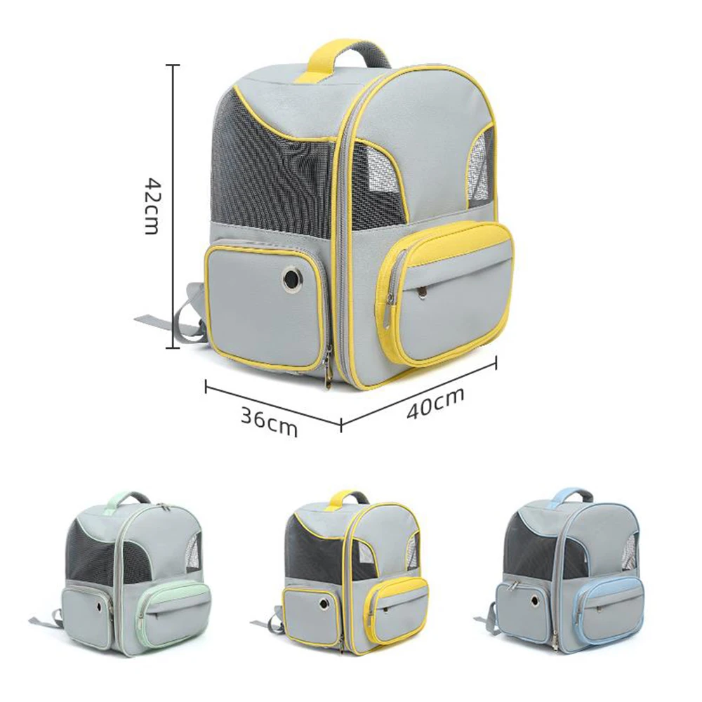 Pets Carry Backpack Cat Bag Breathable Mesh Pu Backpack Dog Cat Large Capacity Outdoor Travel Carrier Double Shoulders Bag 
Pets Carry Backpack Cat Bag Breathable Mesh Pu Backpack Dog Cat Large Capacity Outdoor Travel Carrier Double Shoulders Bag