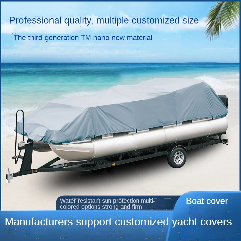 Yacht Waterproof Cover 600D Oxford Cloth Fish-Ski V-Hull Sunproof UV Protector Speedboat Canvas Sunshade Dustproof Marine Cover
Yacht Waterproof Cover 600D Oxford Cloth Fish-Ski V-Hull Sunproof UV Protector Speedboat Canvas Sunshade Dustproof Marine Cover