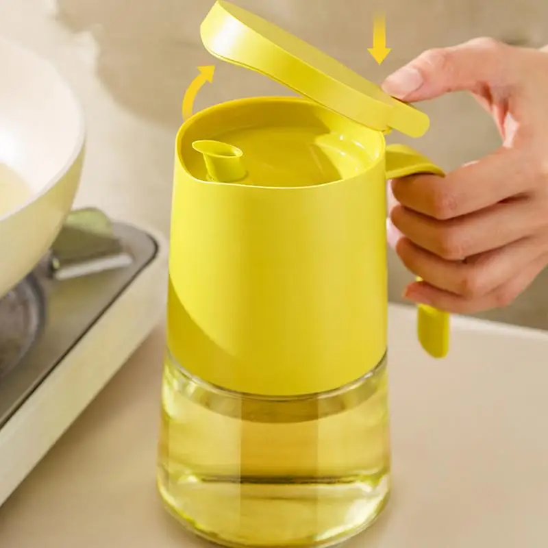 680ml Olive Oil Dispenser Sealed Non-Slip Large Capacity Oil Bottle for Vinegar Soy Sauce Food-Grade Olive Oil Container
680ml Olive Oil Dispenser Sealed Non-Slip Large Capacity Oil Bottle for Vinegar Soy Sauce Food-Grade Olive Oil Container