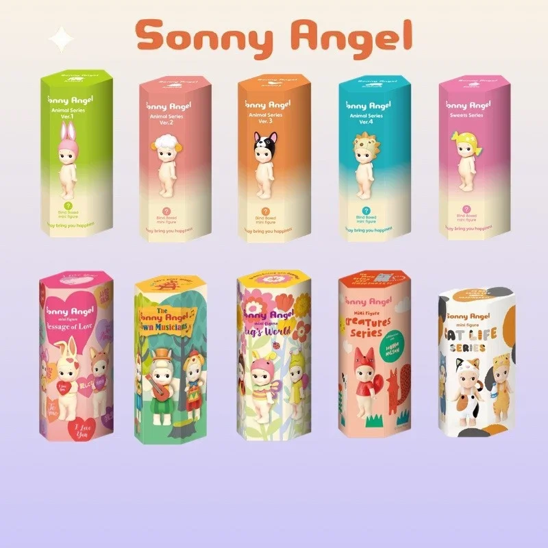 

Sonny Angel Blind Box Holiday Style Basic Series Anime Figure Caja Ciega Mystery Box Guess Bag Mini Decor Kids Surprise Toy Gift