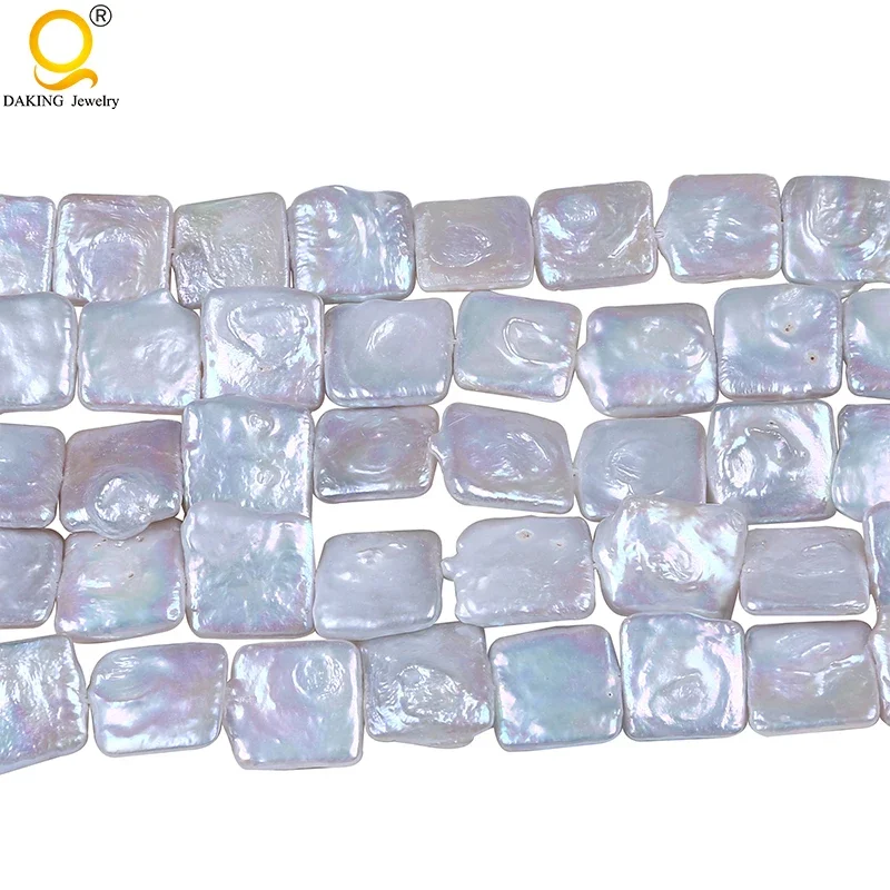 18*20mm Natural AA Square Freshwater Pearl Making 16inches DIY necklace Bracelet Earring
18*20mm Natural AA Square Freshwater Pearl Making 16inches DIY necklace Bracelet Earring