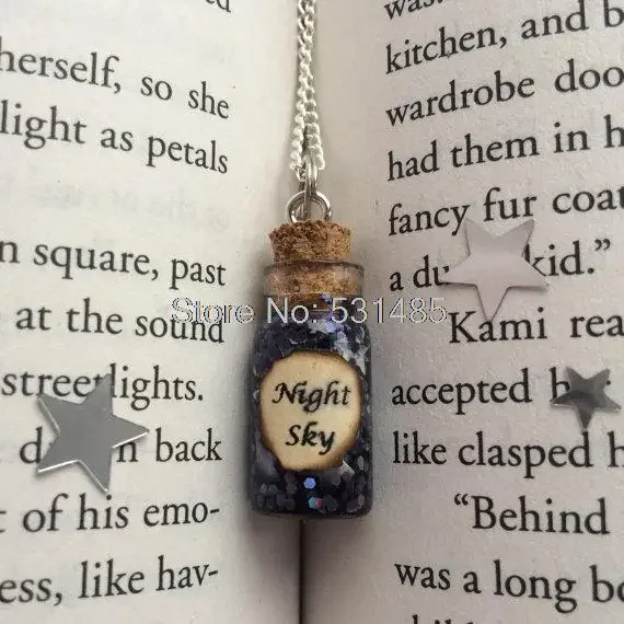 12 шт./партия, подвеска в виде бутылки ночного неба
12 шт./партия, подвеска в виде бутылки ночного неба