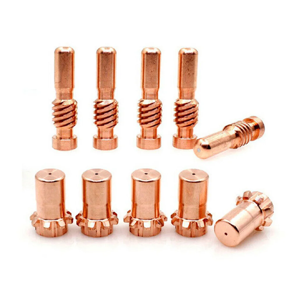10pcs 1.3 Mm Plasma Tips KP2062-3B1 Electrodes KP2063-1B1 For Electric ProCut 20 55 80 Plasma Torch Consumables
10pcs 1.3 Mm Plasma Tips KP2062-3B1 Electrodes KP2063-1B1 For Electric ProCut 20 55 80 Plasma Torch Consumables