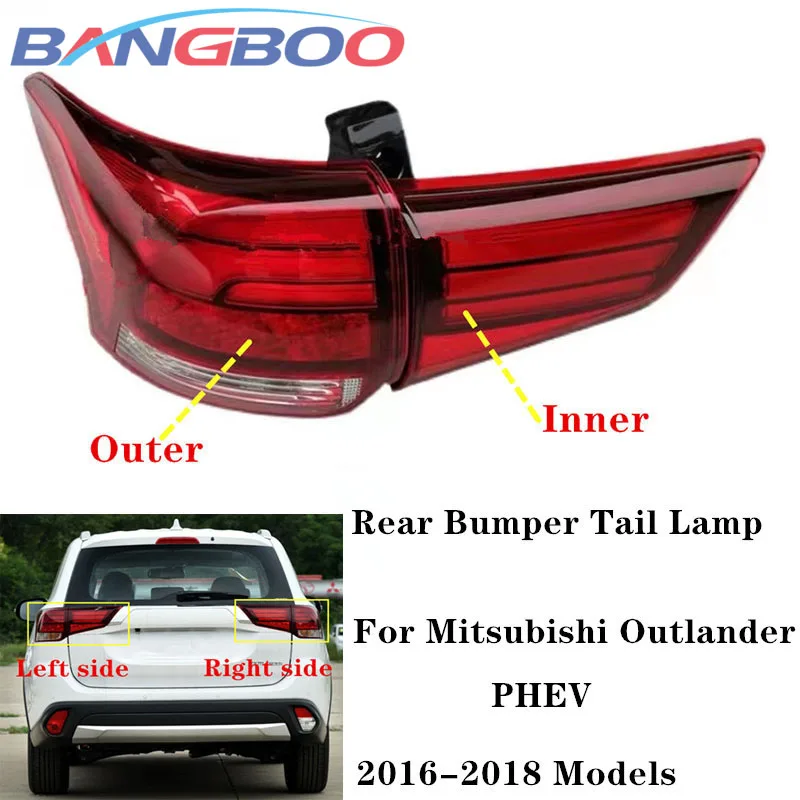 Car Rear Bumper Tail Lamp Taillight For Mitsubishi Outlander PHEV 2016 2017 2018 Stop Warning Light
Car Rear Bumper Tail Lamp Taillight For Mitsubishi Outlander PHEV 2016 2017 2018 Stop Warning Light