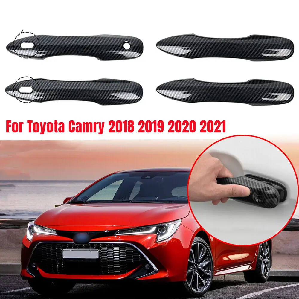 Стикер для крышки дверной ручки из углеродного волокна для Toyota Camry 2018-2023 2019 2020 2021, аксессуары для отделки, защитное украшение
Стикер для крышки дверной ручки из углеродного волокна для Toyota Camry 2018-2023 2019 2020 2021, аксессуары для отделки, защитное украшение