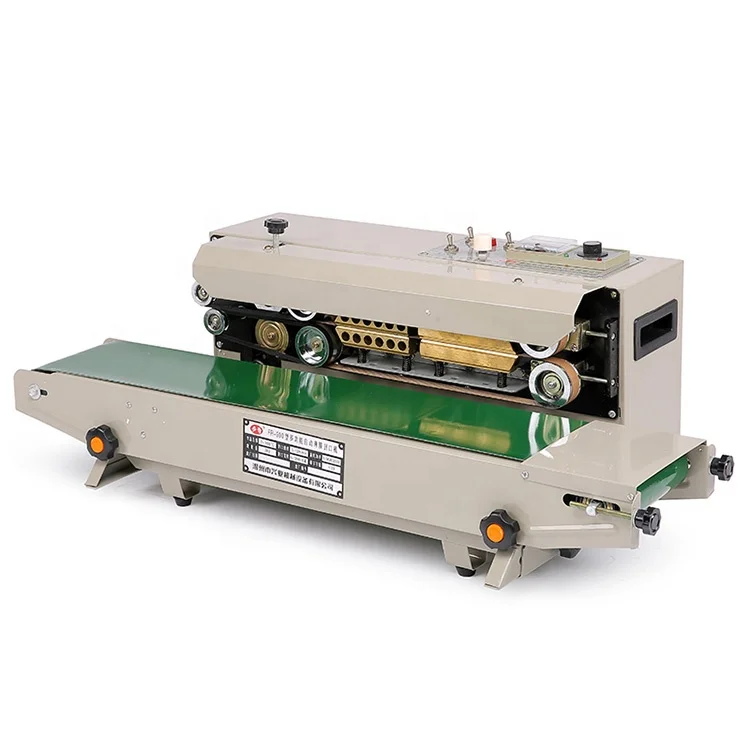 FR-900 Automatic horizontal plastic film bags heat sealing machine continuous band sealer machine
FR-900 Automatic horizontal plastic film bags heat sealing machine continuous band sealer machine