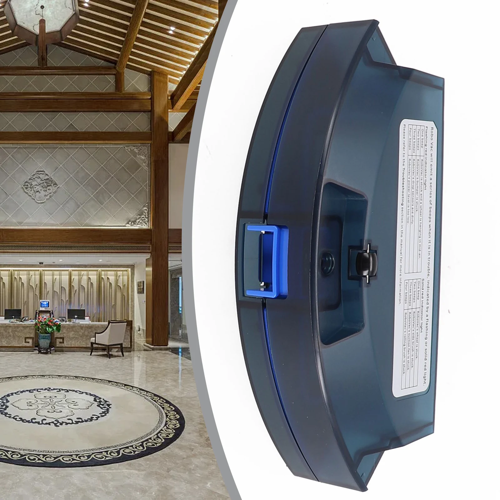 Dust Bin Box For RoboVac 11S, 15C, 30, 30C, 35C Robotic Vacuum Cleaner Align The Sweeper Suction Port And Place It Smoothly
Dust Bin Box For RoboVac 11S, 15C, 30, 30C, 35C Robotic Vacuum Cleaner Align The Sweeper Suction Port And Place It Smoothly
