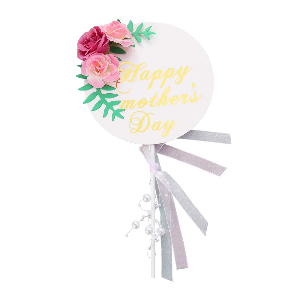 Happy Mother's Day Cake Topper Creative Flower Pearl Decor Cake Picks Cake Decoration Golden Letter
Happy Mother's Day Cake Topper Creative Flower Pearl Decor Cake Picks Cake Decoration Golden Letter