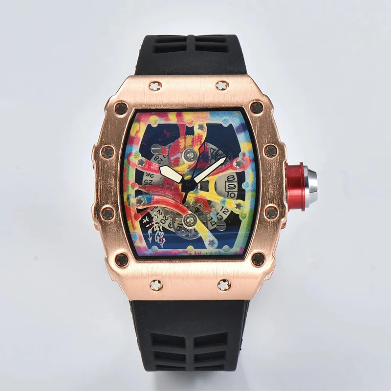 2023 Top Luxury Luxury Richard Ceramic Rainbow Trend 3 pin feature automatic AAA quartz unisex
2023 Top Luxury Luxury Richard Ceramic Rainbow Trend 3 pin feature automatic AAA quartz unisex