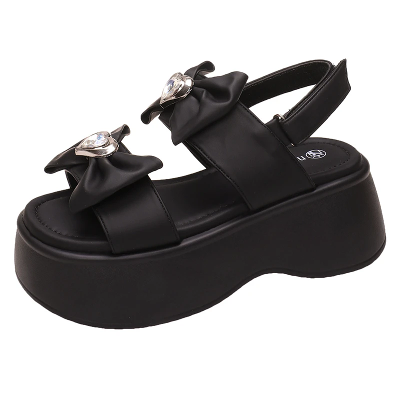 Summer Embed Rhinestone Wedges Sandals 7.5CM Ladies Beach Slippers High Heels Sandals Women Casual Platform Chunky Sandalias
Summer Embed Rhinestone Wedges Sandals 7.5CM Ladies Beach Slippers High Heels Sandals Women Casual Platform Chunky Sandalias