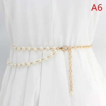 Women Multi-layer Moon Star Sun Metal Waist Chain for Dress Skirt Belts Waistbands Gold Silver Ladies Clothing Decor Accessories