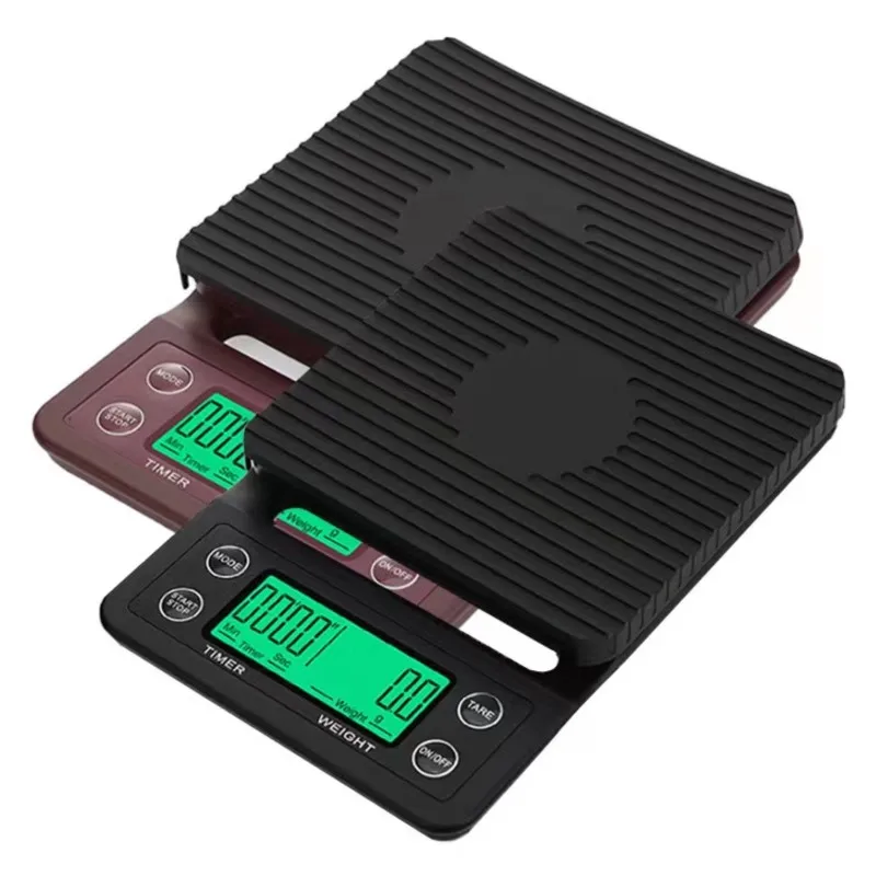 

5kg/0.1g 3kg/0.1g Drip Coffee Scale With Timer Portable Electronic Digital Kitchen Scale High Precision LCD Electronic Scales