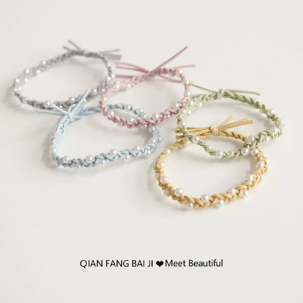 Elastic Hair Styling Accessory Women Pearl Hair Rope Korean Style Hair Loop Knit Rubber Band Ponytail Holder Fashion Scrunchy
Elastic Hair Styling Accessory Women Pearl Hair Rope Korean Style Hair Loop Knit Rubber Band Ponytail Holder Fashion Scrunchy