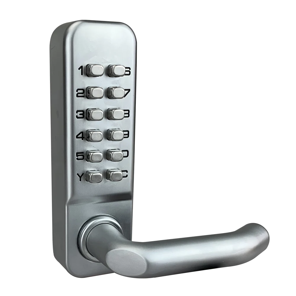 YOHEEN Push Button Digital Keypad Mechanical Combination Password Keyless Door Lock Handle 
YOHEEN Push Button Digital Keypad Mechanical Combination Password Keyless Door Lock Handle