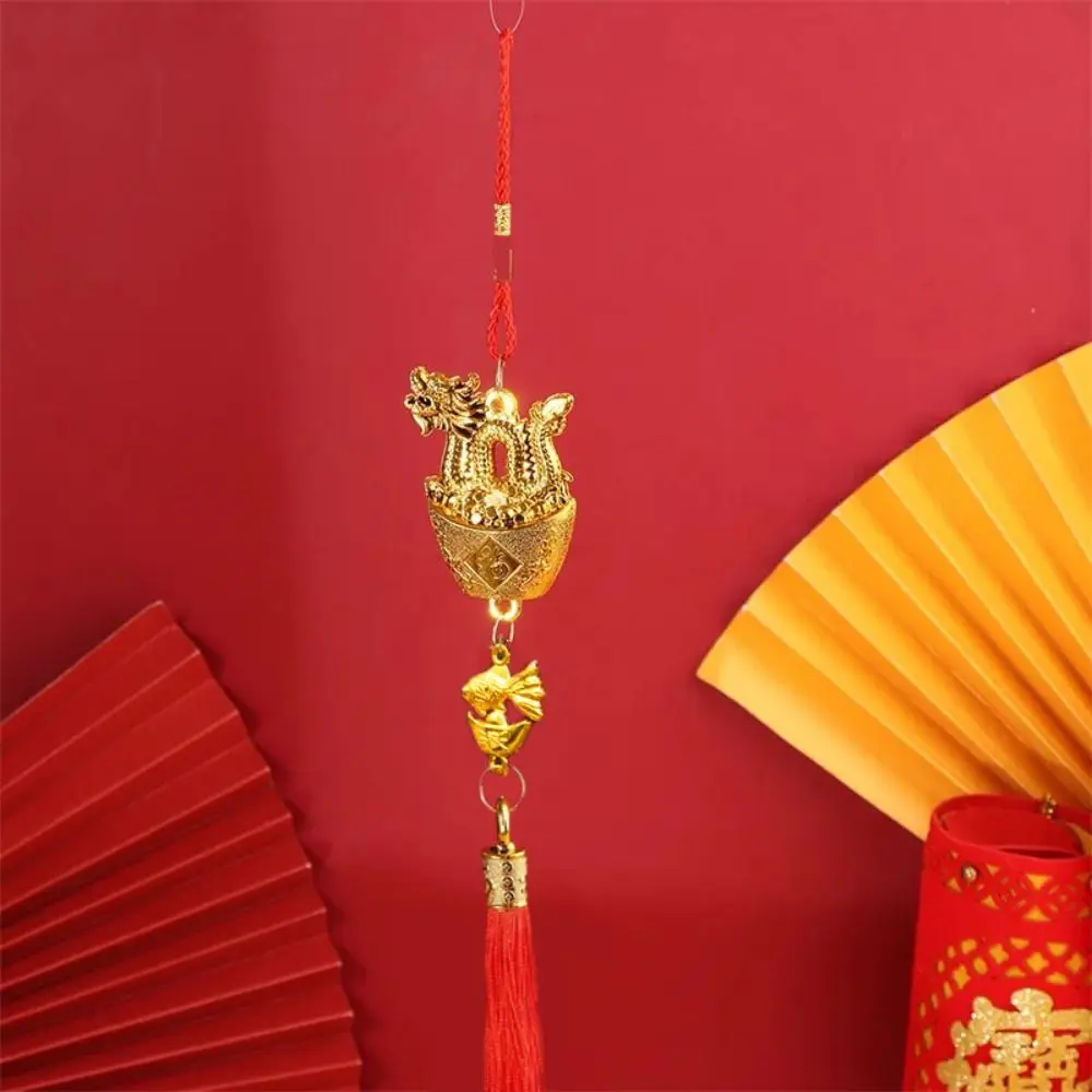 with Tassel Plastic Zodiac Dragon Pendant Home Hanging Decration Gold-Plated Car Hanging Ornaments Peaceful Knot
with Tassel Plastic Zodiac Dragon Pendant Home Hanging Decration Gold-Plated Car Hanging Ornaments Peaceful Knot